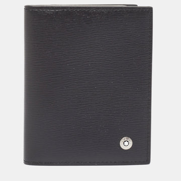 MONTBLANC Black Leather Sartorial Business Card Holder