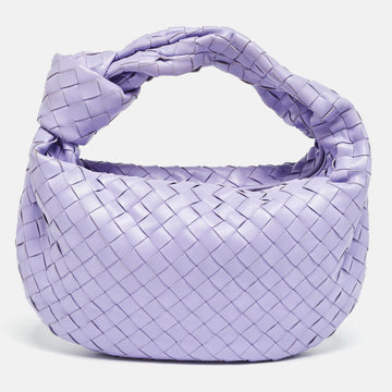 BOTTEGA VENETA Lilac Intrecciato Leather Teen Jodie Hobo