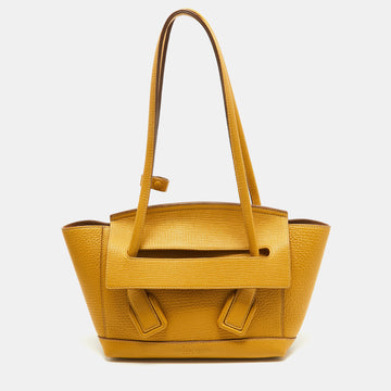 BOTTEGA VENETA Yellow Leather Arco Tote