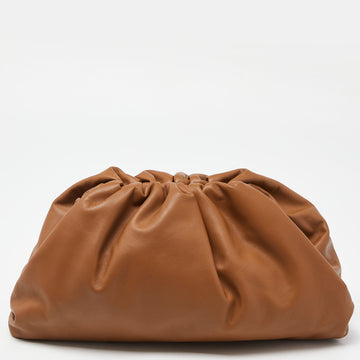 BOTTEGA VENETA Brown Leather The Pouch Clutch