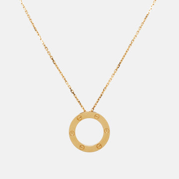 CARTIER Love 18k Yellow Gold Necklace