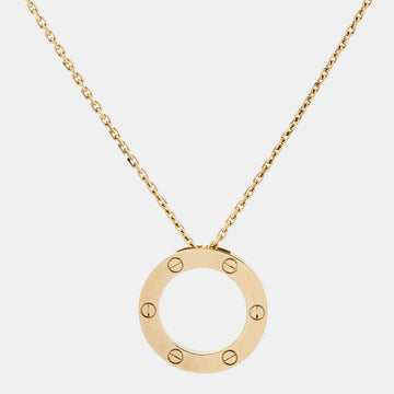 CARTIER Love 18k Yellow Gold Necklace