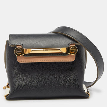 CHLOE Tri Color Leather Mini Clare Crossbody Bag