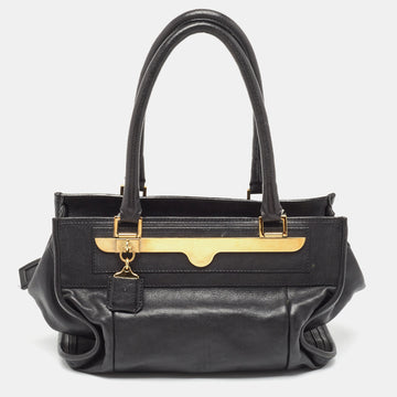 CHLOE Black Leather Satchel