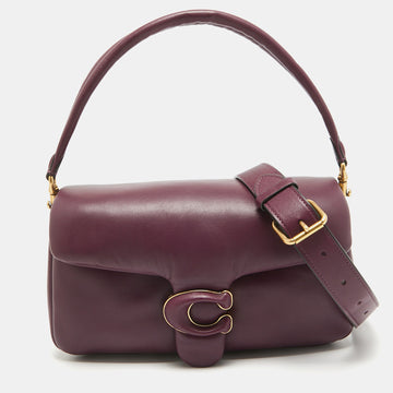 COACH Purple Leather Pillow Tabby 26 Shoulder Bag