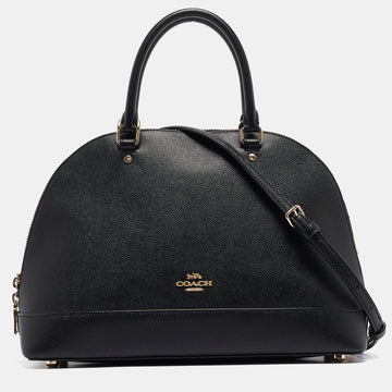 COACH Black Leather Sierra Satchel