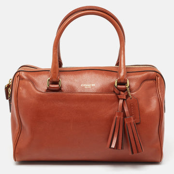 COACH Brown Leather Legacy Haley Satchel