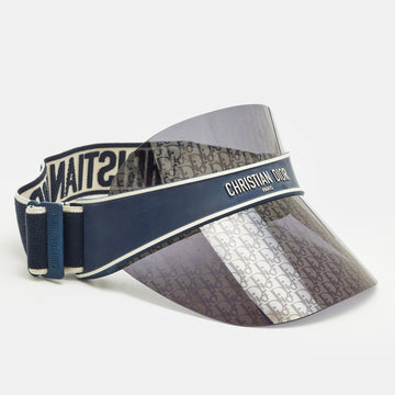 DIORChristian  Navy Blue Oblique  Club Sun Visor