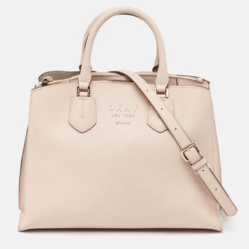 DKNY Pink Pebble Leather Noho Tote