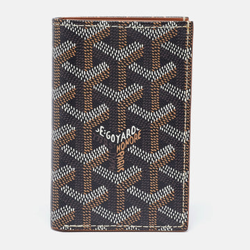 GOYARD Brown ine Coated Canvas Saint Pierre Bifold Card Holder