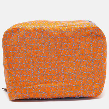 Hermes  Multicolor Printed Silk Travelsilk PM Travel Cube