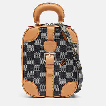 LOUIS VUITTON Damier Colors Canvas Verticale Valisette Bag