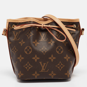 LOUIS VUITTON Monogram Canvas Nano Noe Bag