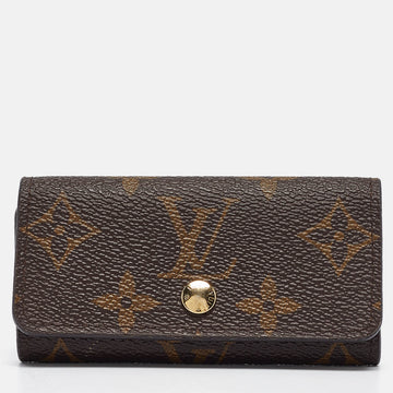 LOUIS VUITTON Monogram Canvas 4 Key Holder