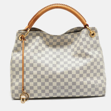 LOUIS VUITTON Damier Azur Canvas Artsy MM Bag