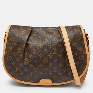 LOUIS VUITTON Monogram Canvas Menilmontant MM Bag