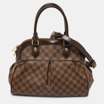 LOUIS VUITTON Damier Ebene Canvas Trevi PM Bag