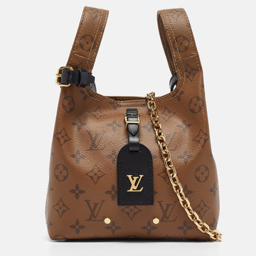 LOUIS VUITTON Black Monogram Reverse Canvas Atlantis BB Bag