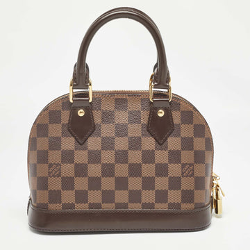 LOUIS VUITTON Damier Ebene Canvas Alma BB Bag