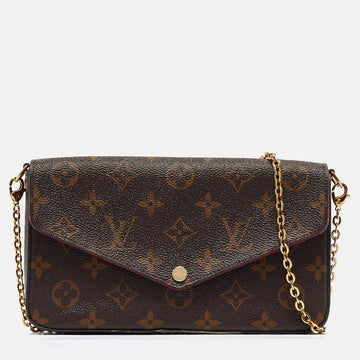 LOUIS VUITTON Monogram Canvas Felicie Pochette Bag