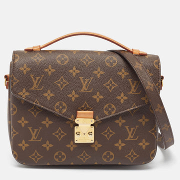 LOUIS VUITTON Monogram Canvas Pochette Metis Bag