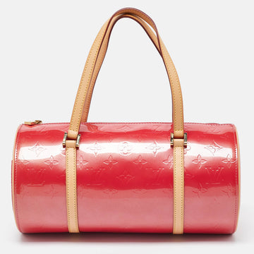 LOUIS VUITTON Framboise Monogram Vernis Papillon 30 Bag