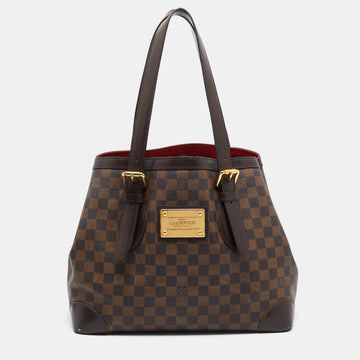 LOUIS VUITTON Damier Ebene Canvas Hampstead MM Bag