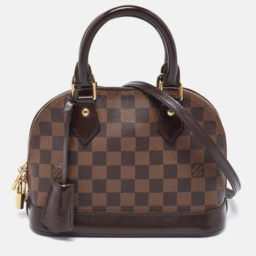 LOUIS VUITTON Damier Ebene Canvas Alma BB Bag