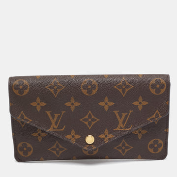 LOUIS VUITTON Monogram Canvas Sarah Wallet