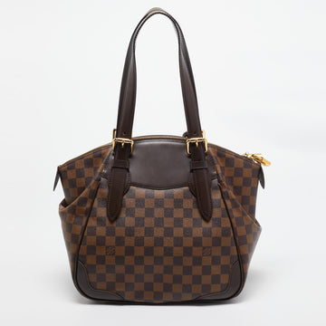 LOUIS VUITTON Damier Ebene Canvas Verona MM Bag