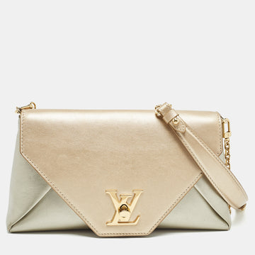 LOUIS VUITTON Metallic Leather Love Note Bag