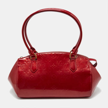 LOUIS VUITTON Pomme D'amour Monogram Vernis Sherwood PM Bag