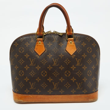 LOUIS VUITTON Monogram Canvas Alma PM Bag