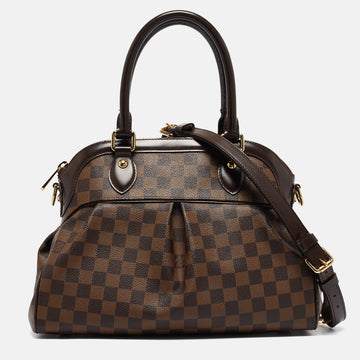 LOUIS VUITTON Damier Ebene Canvas Trevi PM Bag