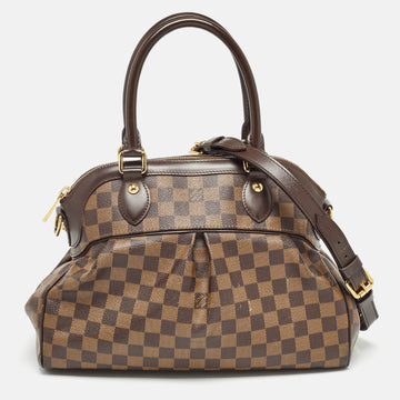 LOUIS VUITTON Damier Ebene Canvas Trevi PM Bag