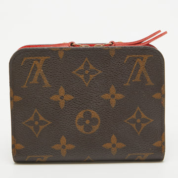 LOUIS VUITTON Monogram Canvas Fleuri Insolite Compact Wallet