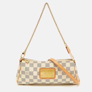 LOUIS VUITTON Damier Azur Canvas Eva Clutch