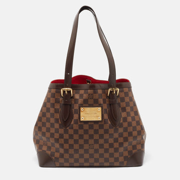 LOUIS VUITTON Damier Ebene Canvas Hampstead MM Bag