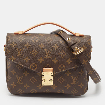 LOUIS VUITTON Monogram Canvas Pochette Metis Bag