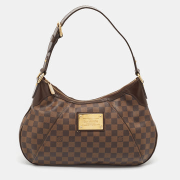 LOUIS VUITTON Damier Ebene Canvas Thames GM Bag