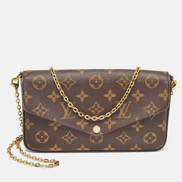 LOUIS VUITTON Monogram Canvas Felicie Pochette Bag