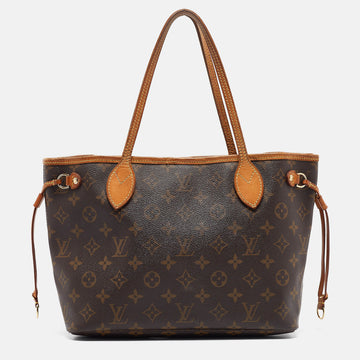 LOUIS VUITTON Monogram Canvas Neverfull PM Bag