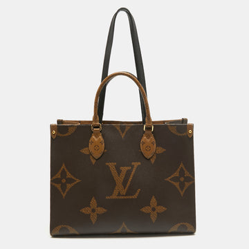 LOUIS VUITTON Reverse Monogram Canvas Giant Onthego MM Bag