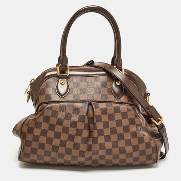 LOUIS VUITTON Damier Ebene Canvas Trevi PM Bag