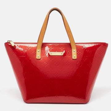 LOUIS VUITTON Pomme D'amour Monogram Vernis Bellevue PM Bag