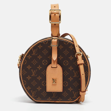 LOUIS VUITTON Monogram Canvas Petite Boite Chapeau Bag