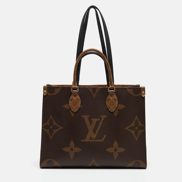 LOUIS VUITTON Reverse Monogram Canvas Giant Onthego MM Bag