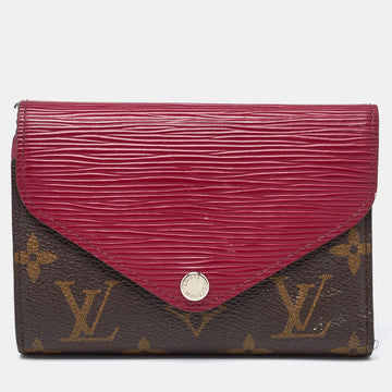 LOUIS VUITTON Epi Leather and Monogram Canvas Marie-Lou Compact Wallet