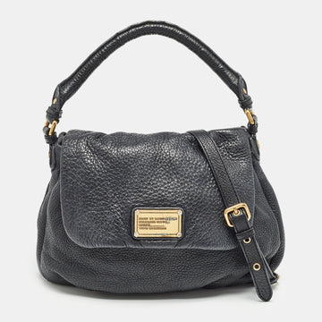 MARC BY MARC JACOBS Black Pebbled Leather Classic Q Lil Ukita Bag