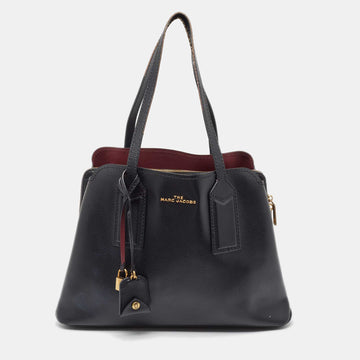 MARC JACOBS Black Leather The Editor Tote